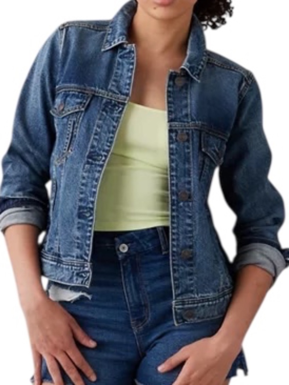 American Eagle Outfitters Classic Denim Jacket - Size XS